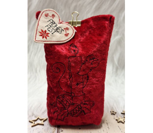 Stickserie - ITH Lichtbeutel Weihnachtsmaus